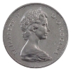 Image 3 : 5-cent 1965 LgeBds; Attached Jewel ICCS MS60 Cameo