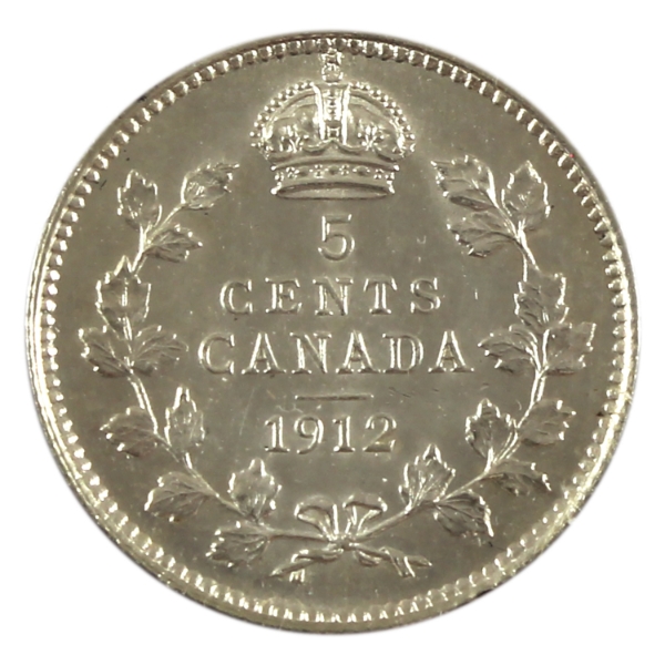 5-cent 1912 Gem BU