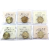 Image 2 : Loon $1 2017, 2018, 2019, 2020, 2021 & 2023 4 Pearls ICCS MS66. 6pcs. 
