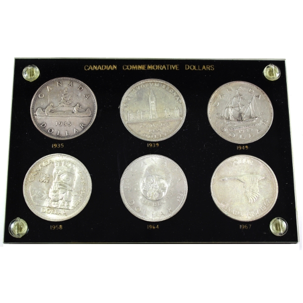 Canadian Commemorative Dollars 6-Piece Set