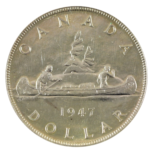 Silver $1 1947 Blunt 7 Choice BU