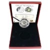 Image 3 : Laos Silver 2017 2000 Kip Year of the Rooster 2oz .999 Silver w/ Gold Plating & Jade Ring Insert