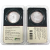 Image 2 : USA Silver 1999 & 2000 Silver Eagles 1oz .9993 Fine Coins. 2pcs. (Tax Exempt)