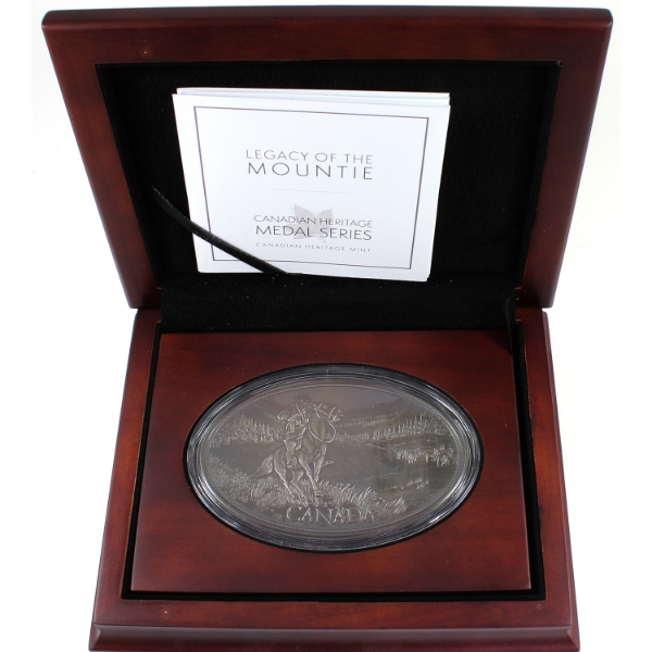 Canadian Heritage Mint Legacy of the Mountie 5oz .9999 Fine Silver (Tax Exempt)