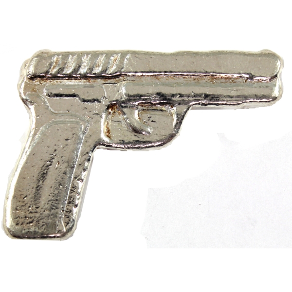 2oz Monarch Precious Metals Gun .999 Fine Silver Ingot (Tax Exempt)