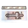 Image 2 : BC-55c-N1-iii 1986 $2 4-Digit Radar BCS Gem UNC65 Original, Bonin-Thiessen SN: CBI0576750