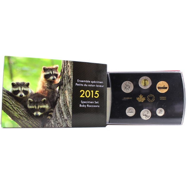 2015 Baby Raccoons Special Edition Specimen Set