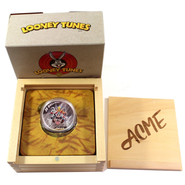 2015 $20 Looney Tunes Classic Scenes Merrie Melodies 1oz .9999 Fine Silver (Tax Exempt)