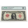 Image 1 : USA 1923 FR-40 $1 PMG VF20 Speelman-White SN:A3114674B pp F 