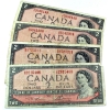 Image 1 : 1954 $2 Modified Portrait Circ. 4pcs.