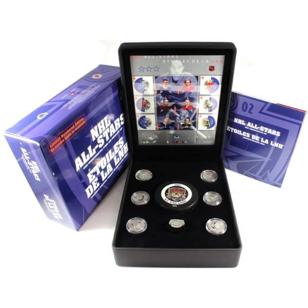 Canada Post 2002 NHL All-Stars Commemorative Stamp & Medallion Set