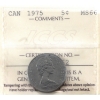Image 1 : 5-cent 1975 ICCS MS66