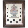 *1963-1968 'Canadian Silver Currency - A Collector's Edition' 11-coin Silver Set in Wooden Frame