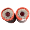 Rolls 25-cent 2004P & 2008 Coloured Poppy Quarter Rolls of 40pcs. 2 Rolls