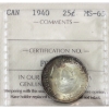 Image 1 : 25-cent 1940 ICCS MS65
