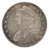 Image 2 : USA Silver 1820 Capped Bust Half Dollar Square Base 2 VF-EF