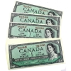 Image 1 : 25 x BC-37d 1954 $1   Consecutive # Lawson-Bouey SN:D/I 8215825-"49. 25pcs.
