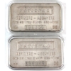 Image 1 : 2x 1oz National Refiners Vintage Landscape Variety .999+ Silver Bars. 2pcs *Consecutive SN!*