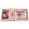 Image 1 : Bundle of 100x Yugoslavia 1986 100 Dinar Consecutive Notes INCLUDES: SN:CL7677101 to "200. 100pcs
