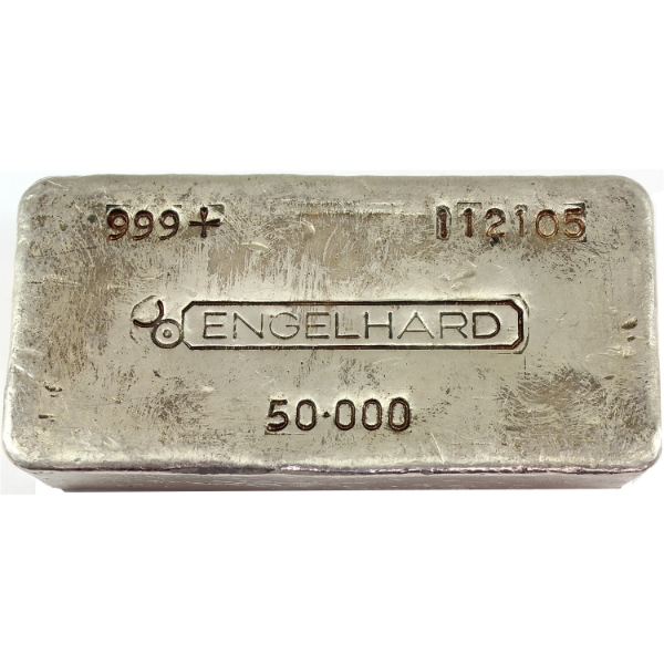 50oz Engelhard Canada 5th Series .999+ Silver Bar, SN: 112105. Mintage of <250! (Tax Exempt)