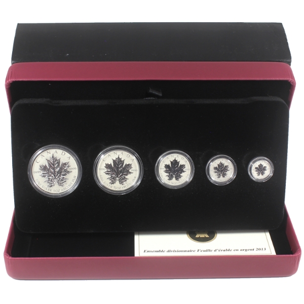 2013 Silver Maple Leaf Anniversary Fractional Set