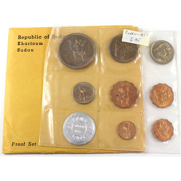 Sudan 1967 8-Coin Proof Set