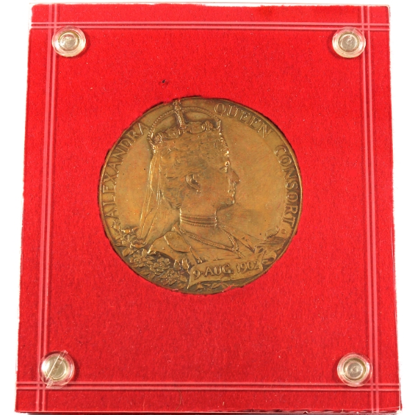Great Britain 1902 Edward VII Coronation Medal (Eimer-1871a) 2.865-Bronze, 56mm