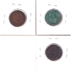 Image 2 : USA 2-cent 1864 Large Motto VF-EF, 1865 EF-AU & 1866 VF. 3pcs.
