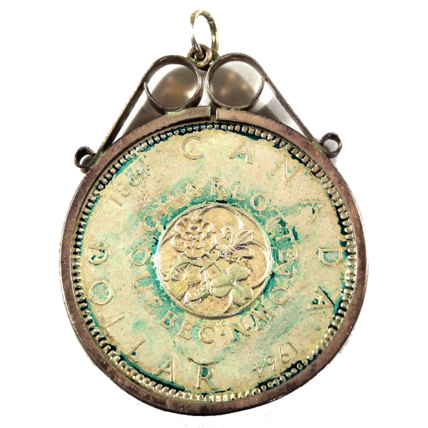Silver $1 1964 in Bezel