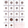 Image 2 : World Mixed Denomination 1908-1980 Bulk Collection in 3x 20-Pocket Sheets. 53pcs.
