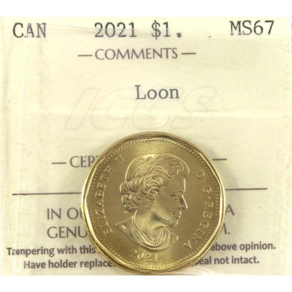 Loon $1 2021 ICCS MS67