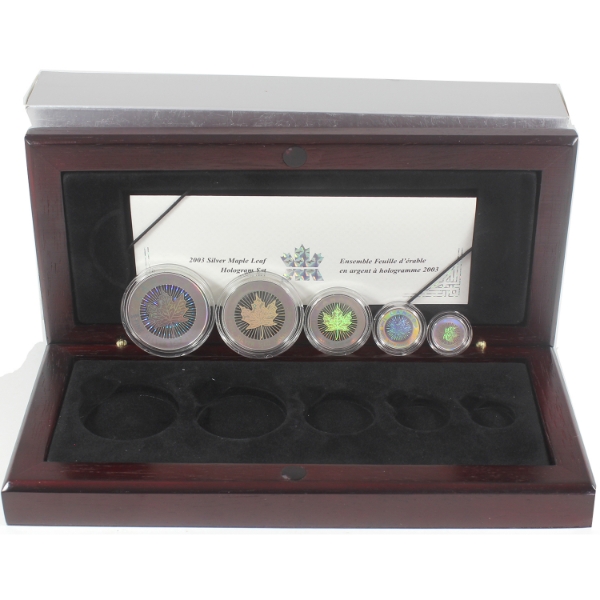 2004 Hologram Silver Maple Leaf Fractional Set (Tax Exempt)