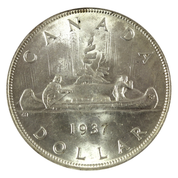 Silver $1 1937 BU (Toned)