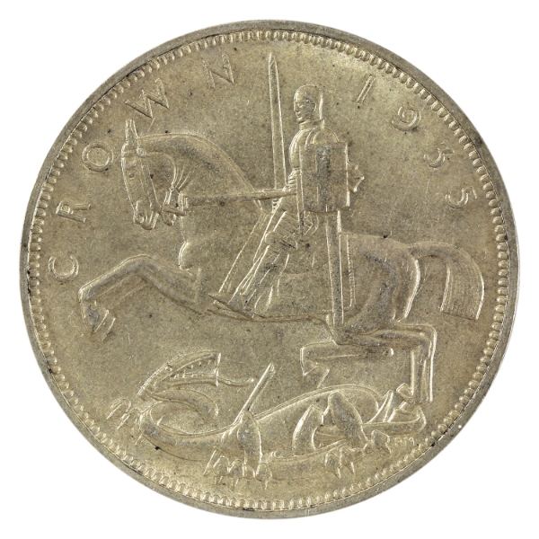 Great Britain Silver 1935 Crown UNC