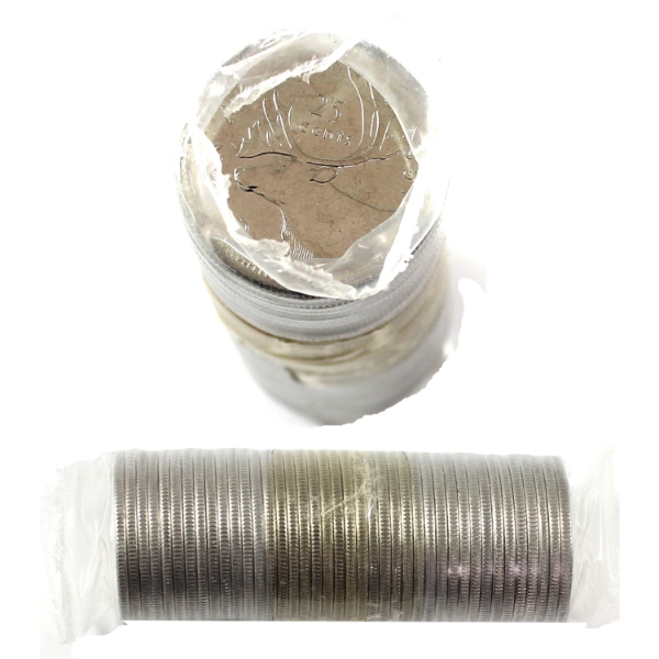 Roll 25-cent 1991 Original Roll of 40pcs.