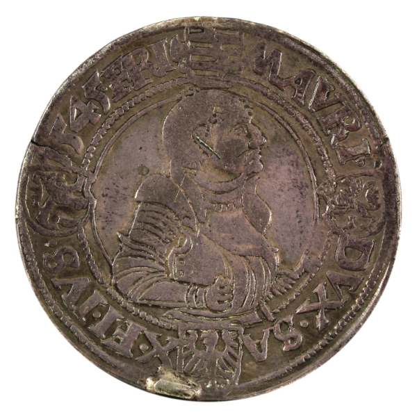 German States Silver 1545 Thaler VF-EF (Mounted)