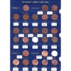 Image 1 : 1-cent 1920-1969 Collection in Deluxe Whitman Album. 54 coins