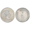 Image 2 : 2x 1oz Australia 2015 Funnel Web Spider & Niue 2021 Godzilla .999 Silver Rounds. 2pcs. (Tax Exempt) 
