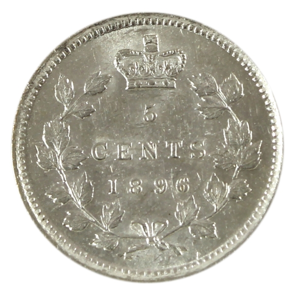5-cent 1896 UNC+