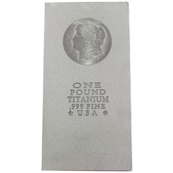 1 Pound USA .999 Fine Titanium Bar