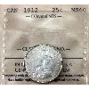 Image 1 : 25-cent 1912 ICCS MS60