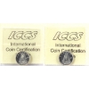 Image 2 : 10-cent 1955 & 1956 ICCS PL66 Heavy Cameo. 2pcs. 