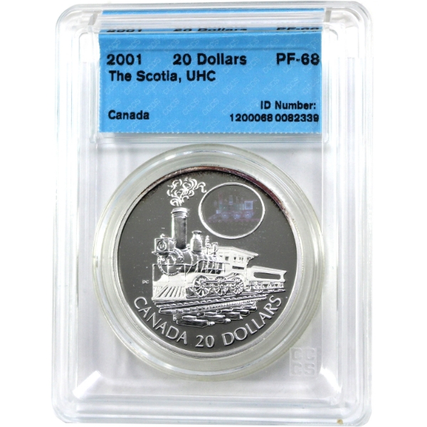 2001 $20 Transportation Series-The Scotia CCCS PF68 UHC with COA