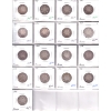 Image 1 : Lot of 17x 25-cent 1872-1915 in Plastic Sheet. 17pcs