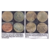 Image 3 : ERROR 1-cent 1961-1985 Split Planchet. 4pcs.