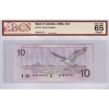 Image 1 : BC-57b 1989 $10 BCS GEM UNC65 Original Bonin-Thiessen SN: BEB9945732
