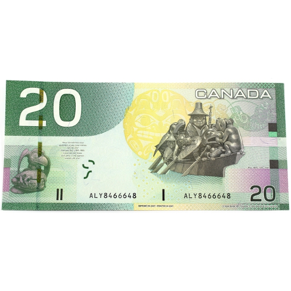 RADAR BC-64a-N1-iii 2007 $20 3-digit RADAR CUNC Jenkins-Dodge SN:ALY8466648