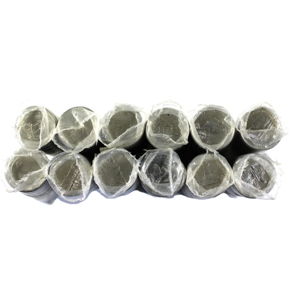 12x Canada 1992 Provincial 25-cent Rolls of 40pcs. Full Set!! 12 Rolls.