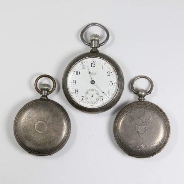 Three (3) Canadian Jeweller Private Label Pocket Watches