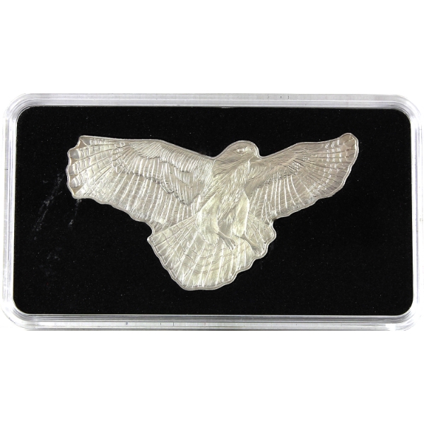 Solomon Islands 2020 $2 Hunters of the Sky- Red Tailed Hawk 1oz .9999 Fine Silver (Tax Exempt)